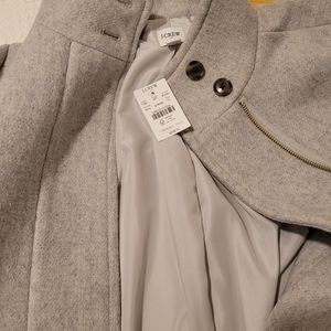 JCrew Women's Coat size 4 light gray